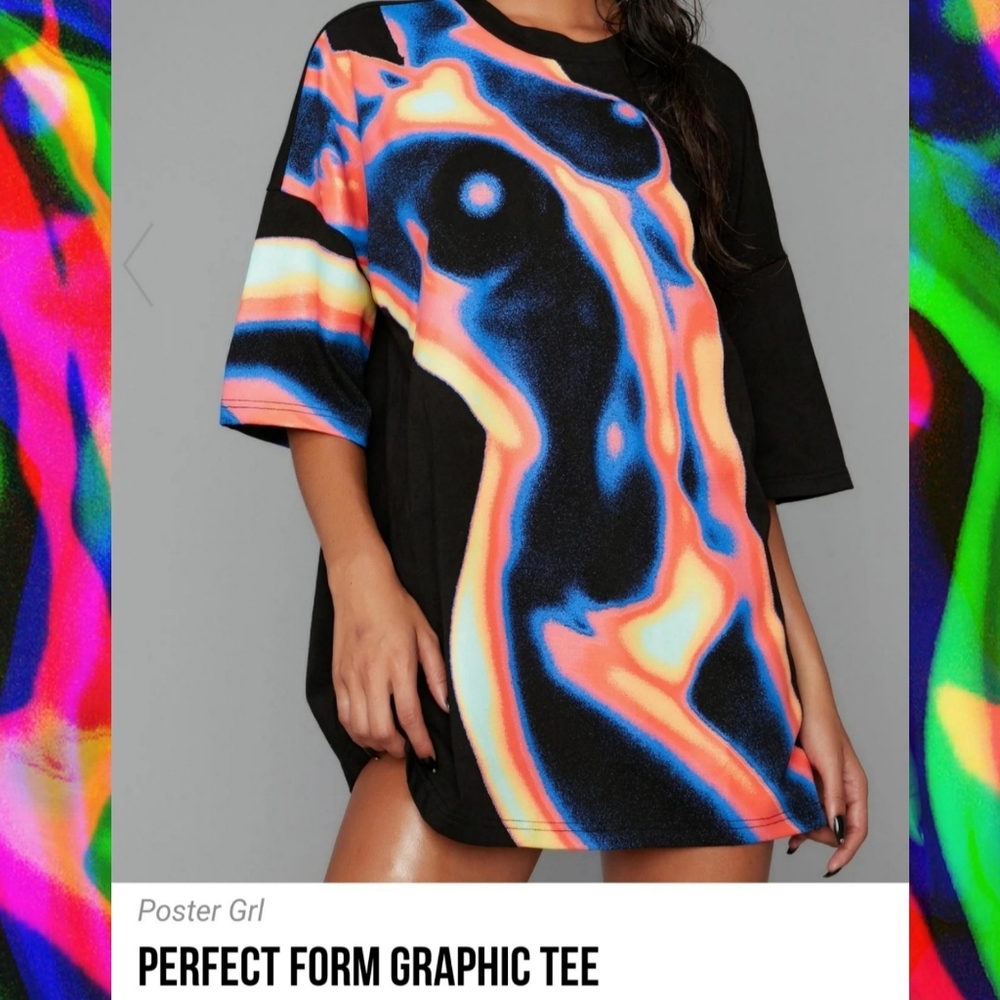 ***ISO***DOLLSKILL "Perfect Form Graphic Tee"